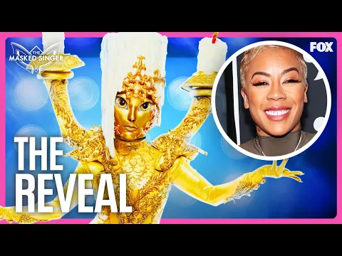 The Reveal: Keyshia Cole is Candelabra | Season 10 | The Masked Singer