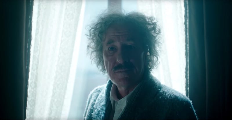 Geoffrey Rush as Einstein in National Geographic's new series Genius