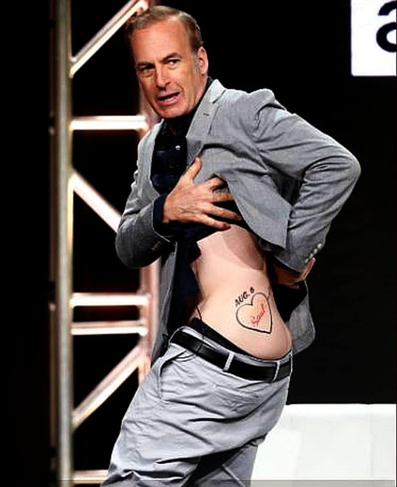 Bob Odenkirk's butt tattoo wakes up TCA for Better Call ...