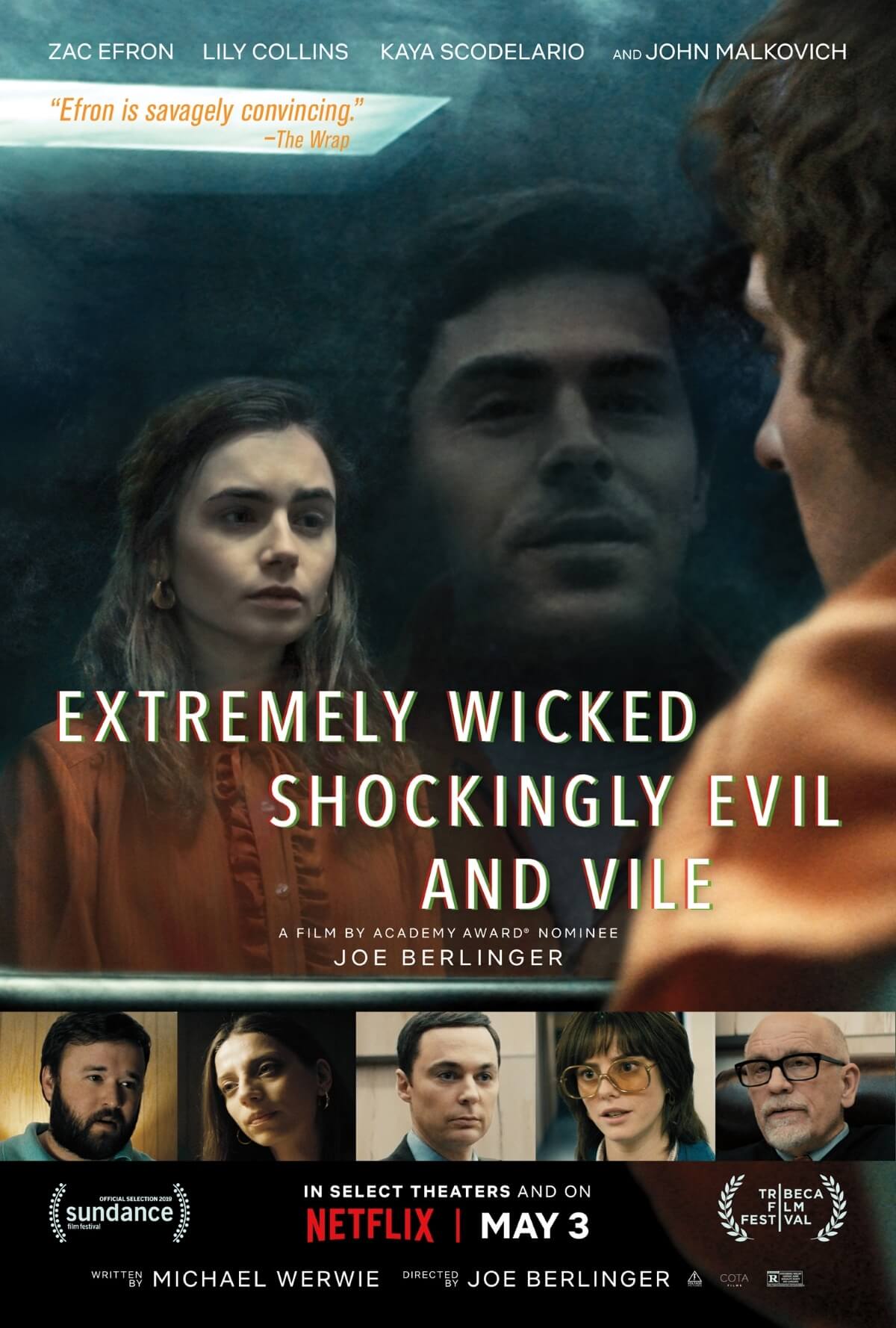 Poster Film Extremely Wicked, Shockingly Evil And Vile