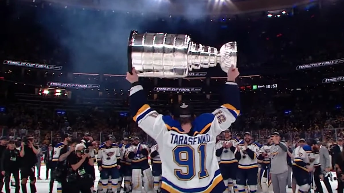 St Louis Blues Parade Stanley Cup