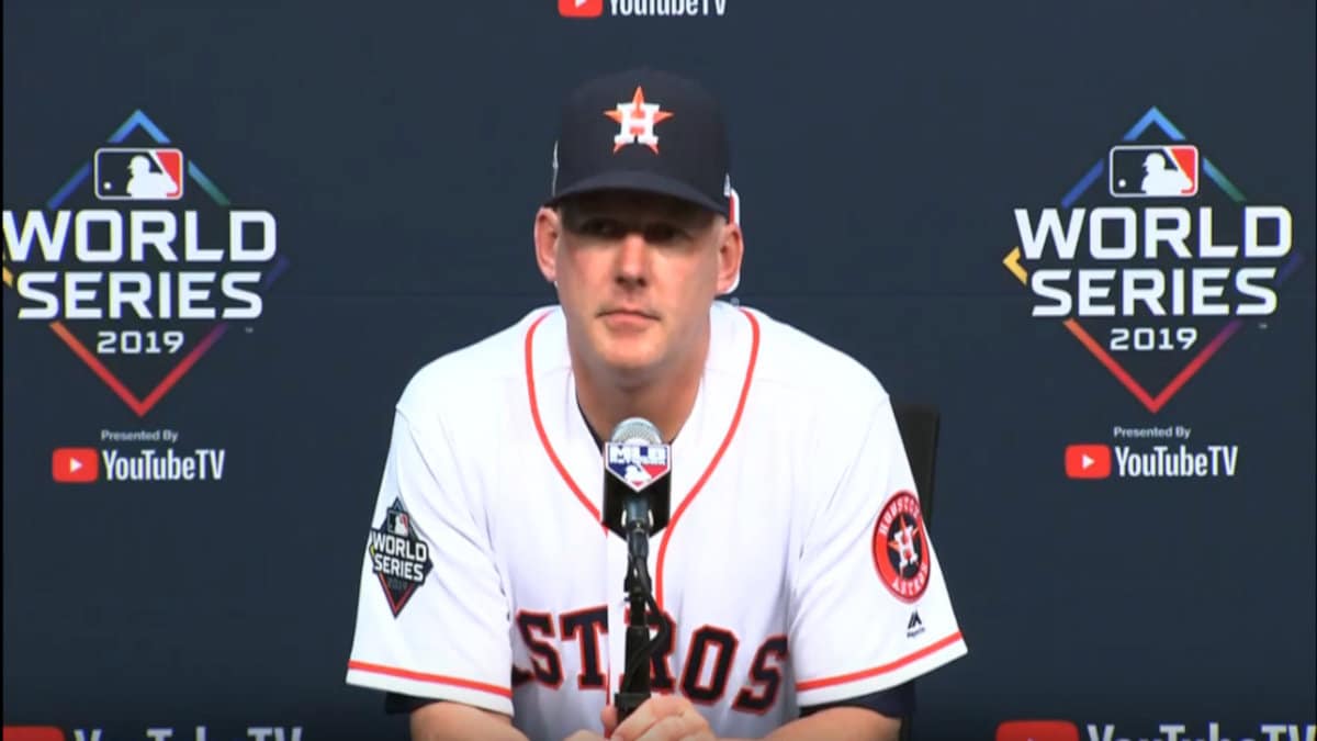 Houston Astros Cheating Scandal Aj Hinch 2017 World Series