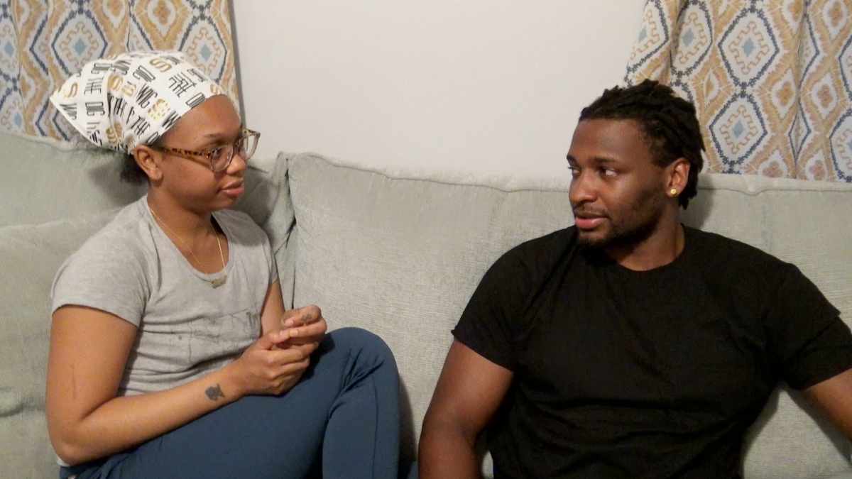 Shawniece and Jephte on Married at First Sight Couples Cam