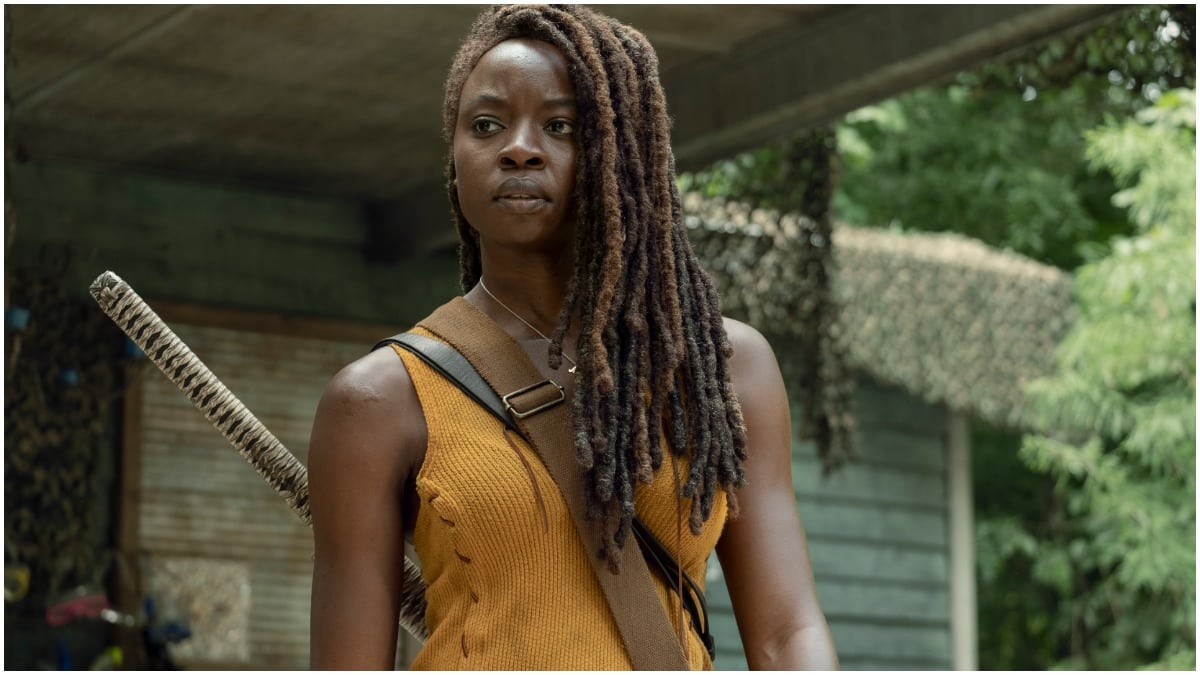 Danai Gurira stars as Michonne, as seen in Episode 8 of AMC's The Walking Dead Season 10