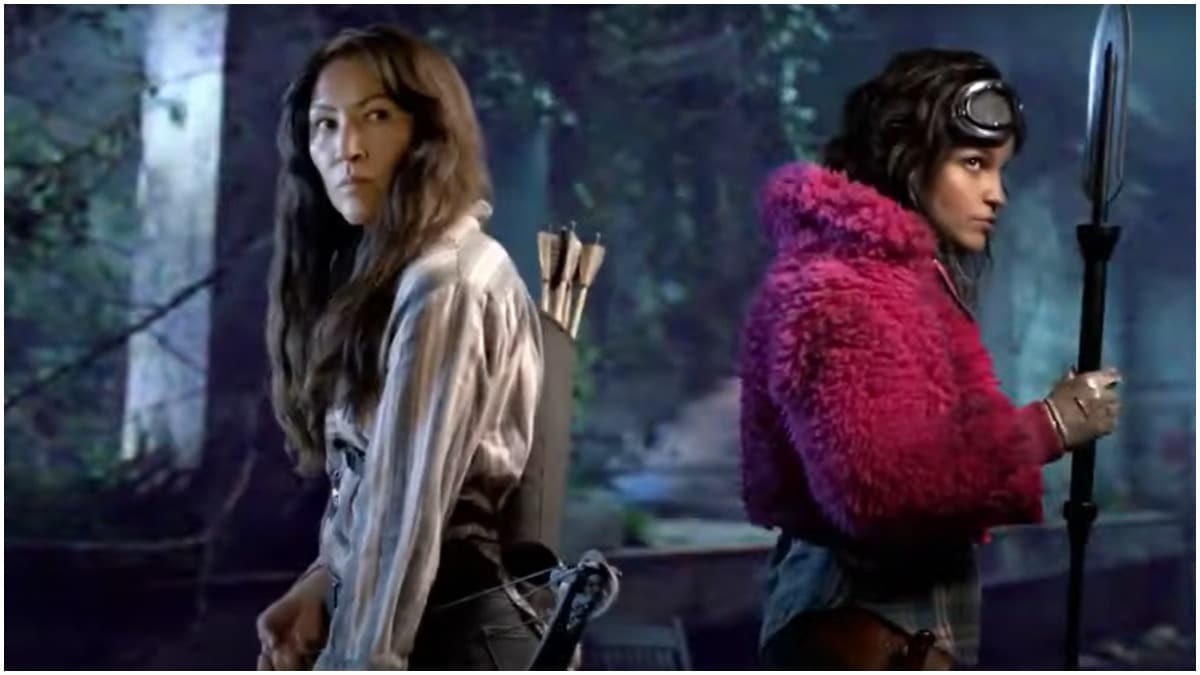 Eleanor Matsuura as Yumiko and Paola Lazaro as Princess, as seen in the Season 11 trailer for AMC's The Walking Dead