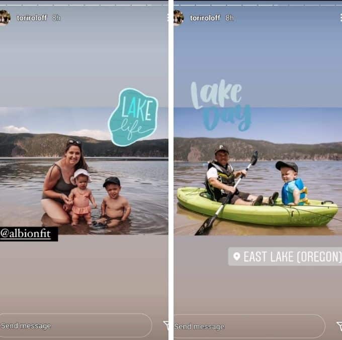 Lpbw Tori And Zach Roloff Living Out Their Best Lives On A Lake Getaway 1475