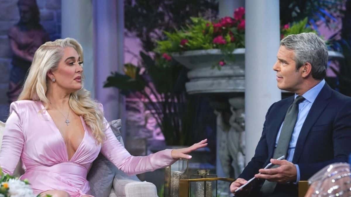 Erika Jayne under fire from RHOBH for reunion stories.