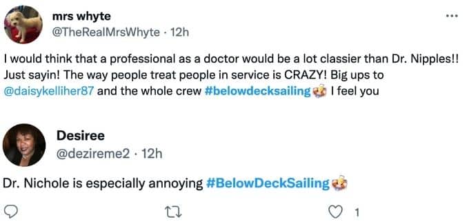 Is Erica Rose Or Dr Kim Nichols Group The Worst Below Deck Sailing Yacht Charter Guests Fans 1847