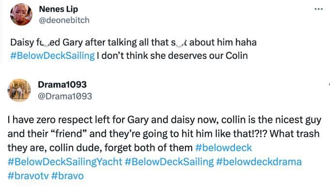 Below Deck Sailing Yacht Fans React To Gary King And Daisy Kelliher Sex Bombshell 9089