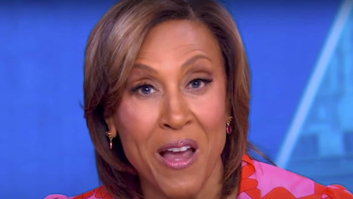 robin roberts face shot from gma on february 14 2024 on abc