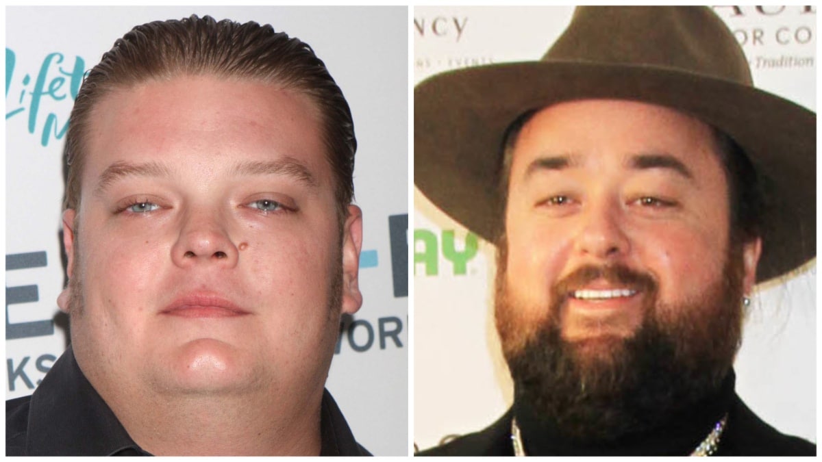 Corey Harrison and Austin 'Chumlee' Russell at separate events