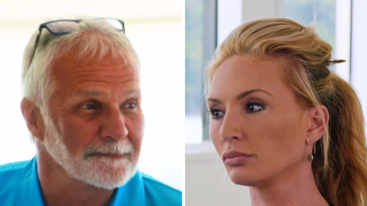 Captain Lee Rosbach and Kate Chastain on Below Deck