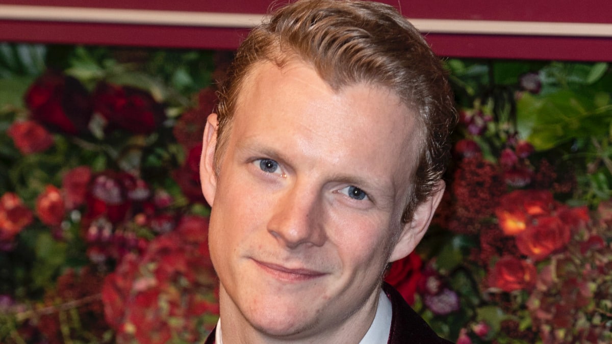 Patrick Gibson attends event