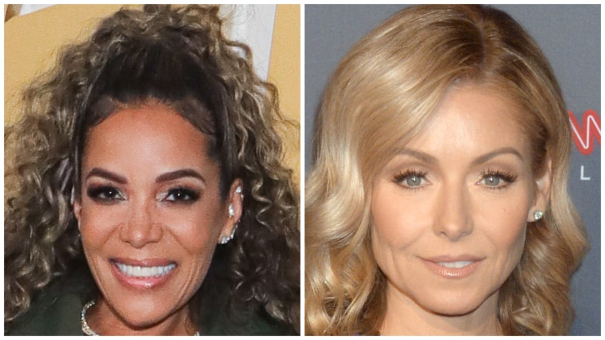 Sunny Hostin and Kelly Ripa at different events