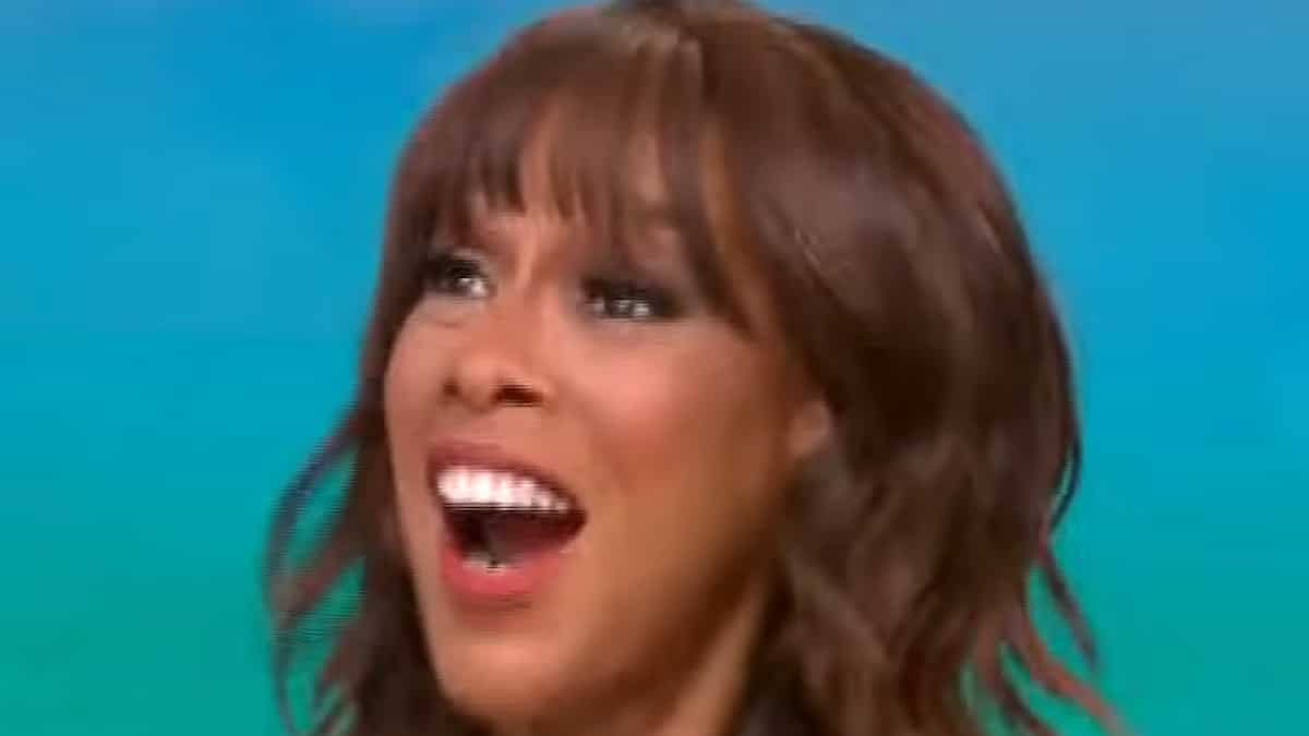 gayle king face shot from cbs mornings