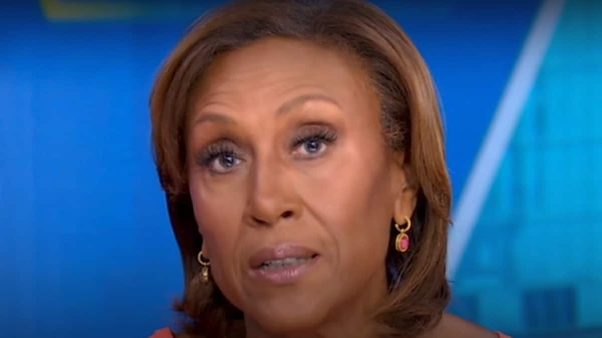 robin roberts face shot from good morning america in may 2024