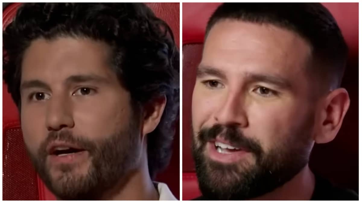the voice dan and shay face shots from nbc
