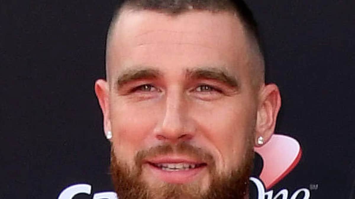 travis kelce face shot from the 2018 ESPYS