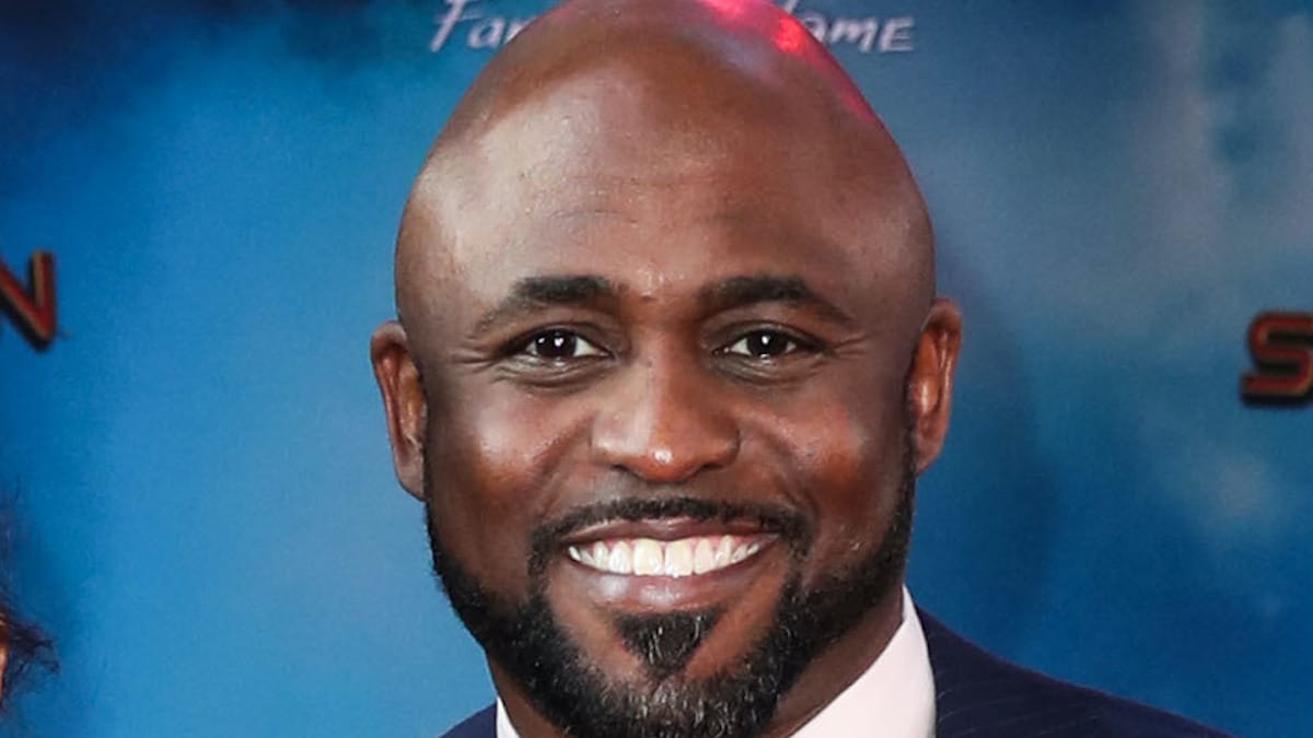 wayne brady face shot from spider-man far from home premiere in los angeles