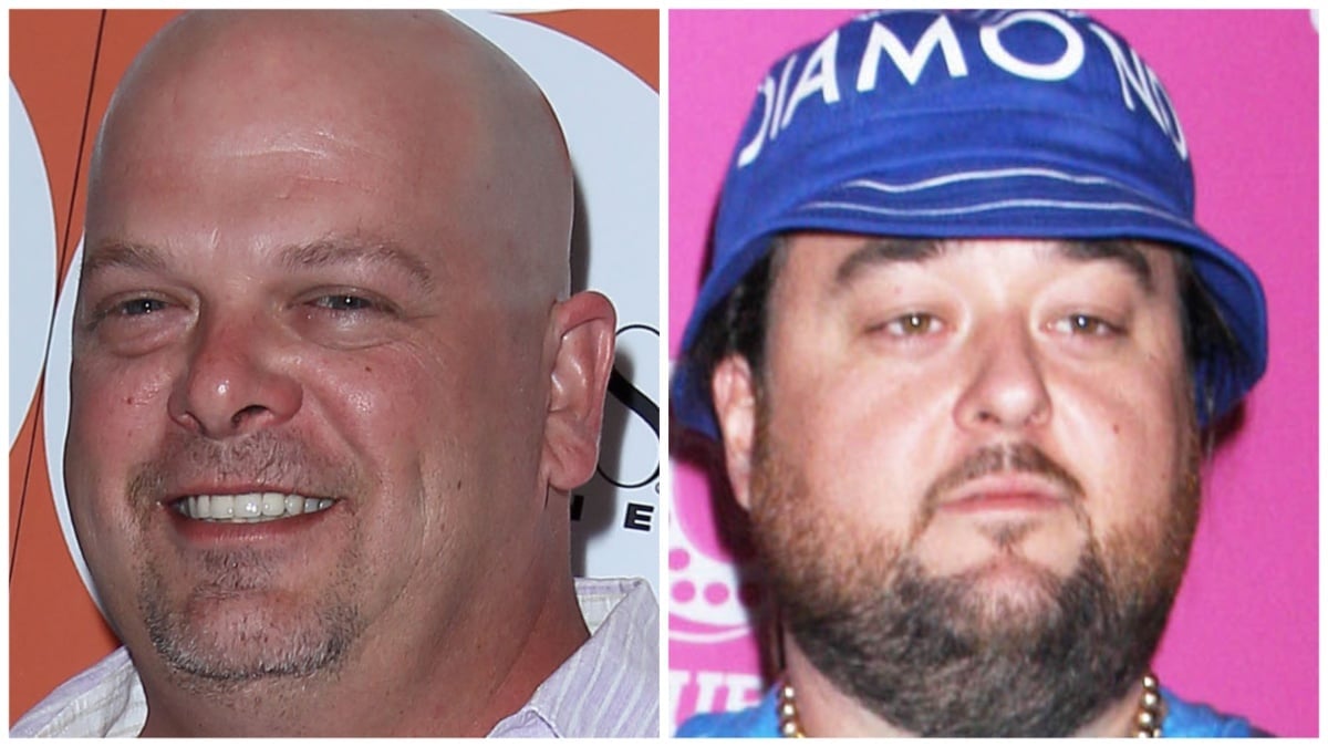 Rick Harrison and Austin 'Chumlee' Russell at different events