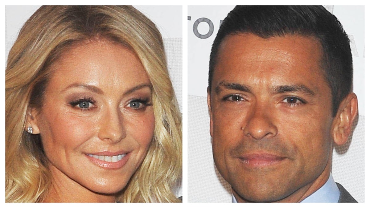 Kelly Ripa and Mark Consuelos at an event