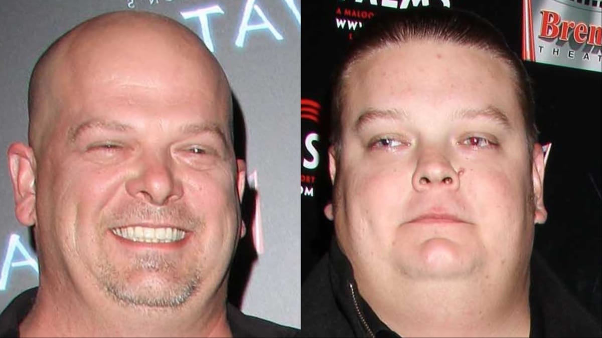 Rick and Corey Harrison at a movie premiere