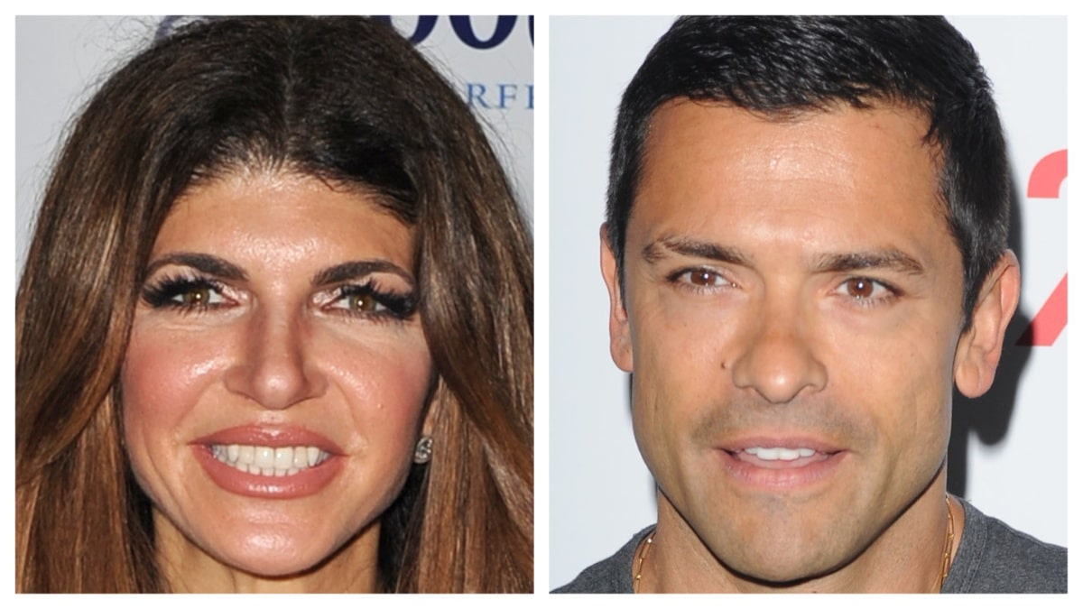 Teresa Giudice and Mark Consuelos at different events