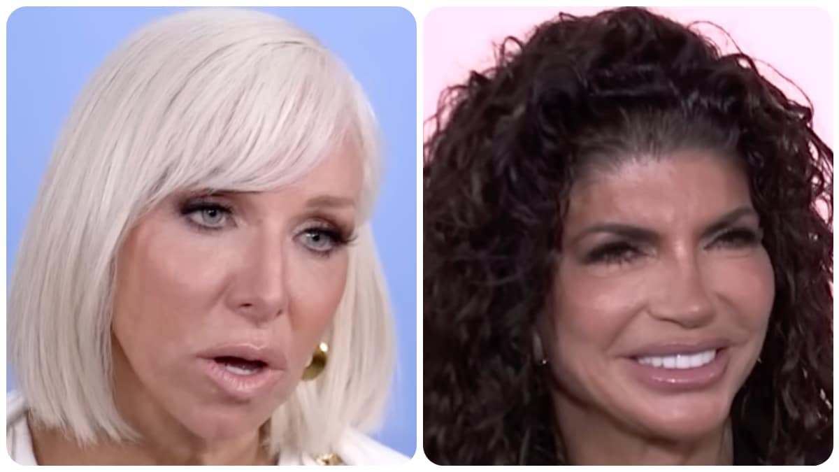 Margaret Josephs and Teresa Giudice on the RHONJ after show