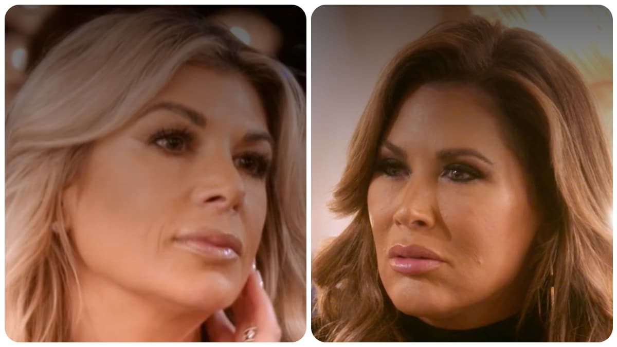 Alexis Bellino and Emily Simpson on The Real Housewives of Orange County.