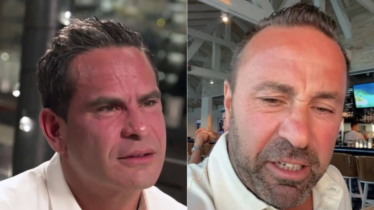 RHONJ's Joe Giudice and Luis Ruelas close-up screenshots