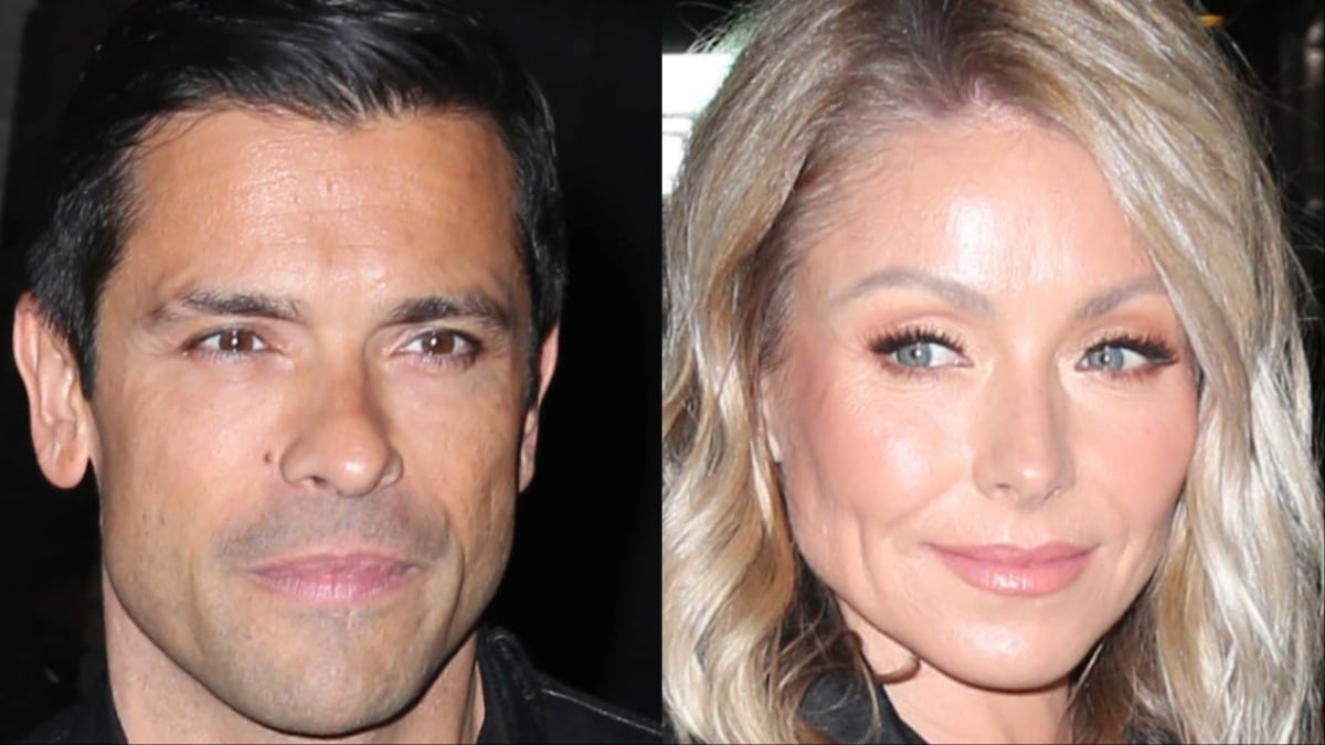 Mark Consuelos and Kelly Ripa at a random event