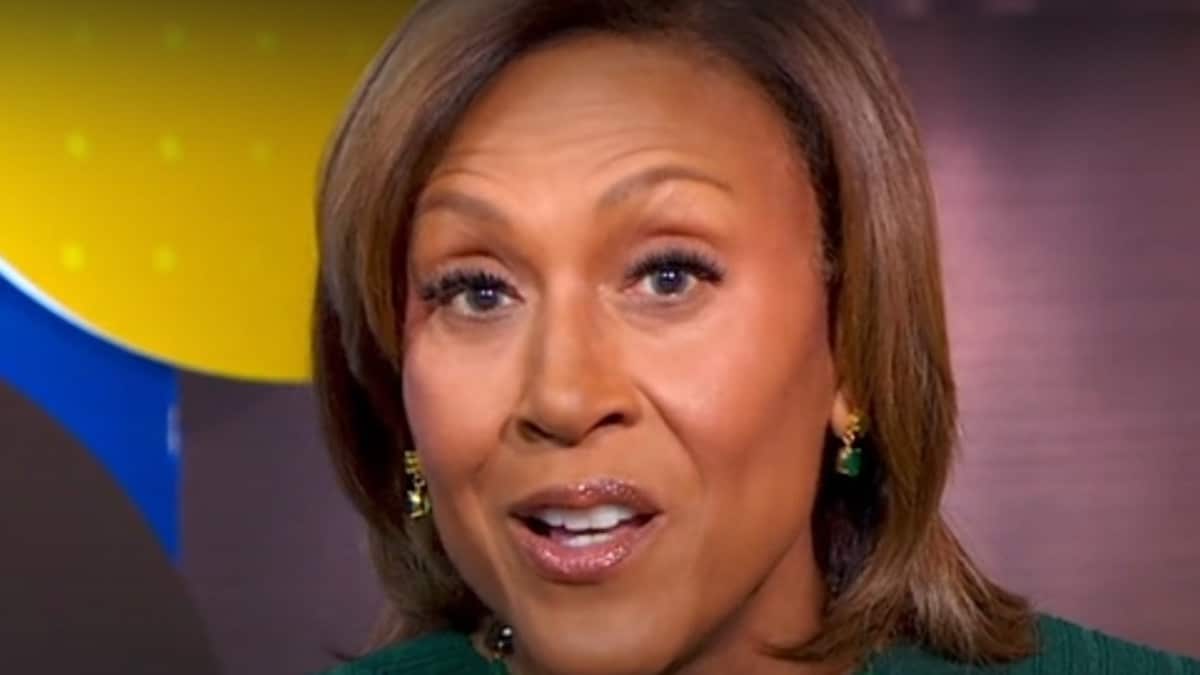robin roberts face shot from good morning america episode on abc