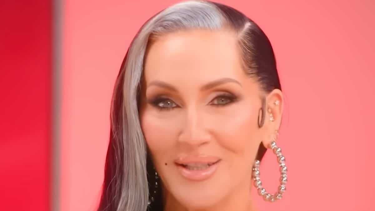 rupauls drag race judge michelle visage face shot from mtv