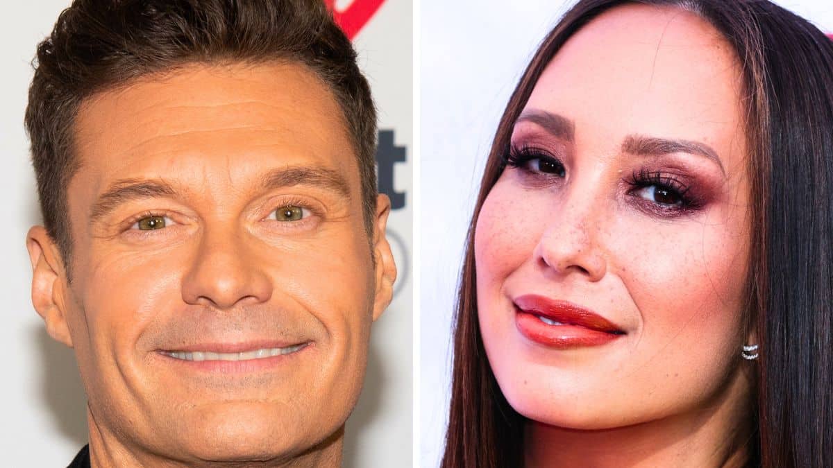 ryan seacrest and cheryl burke red carpet photos