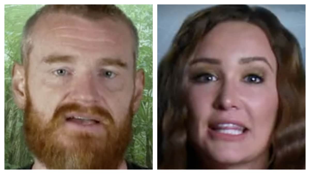 wes bergmann and ashley mitchell face shots from the challenge