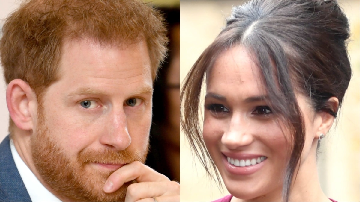 Prince Harry and Meghan Markle at different events