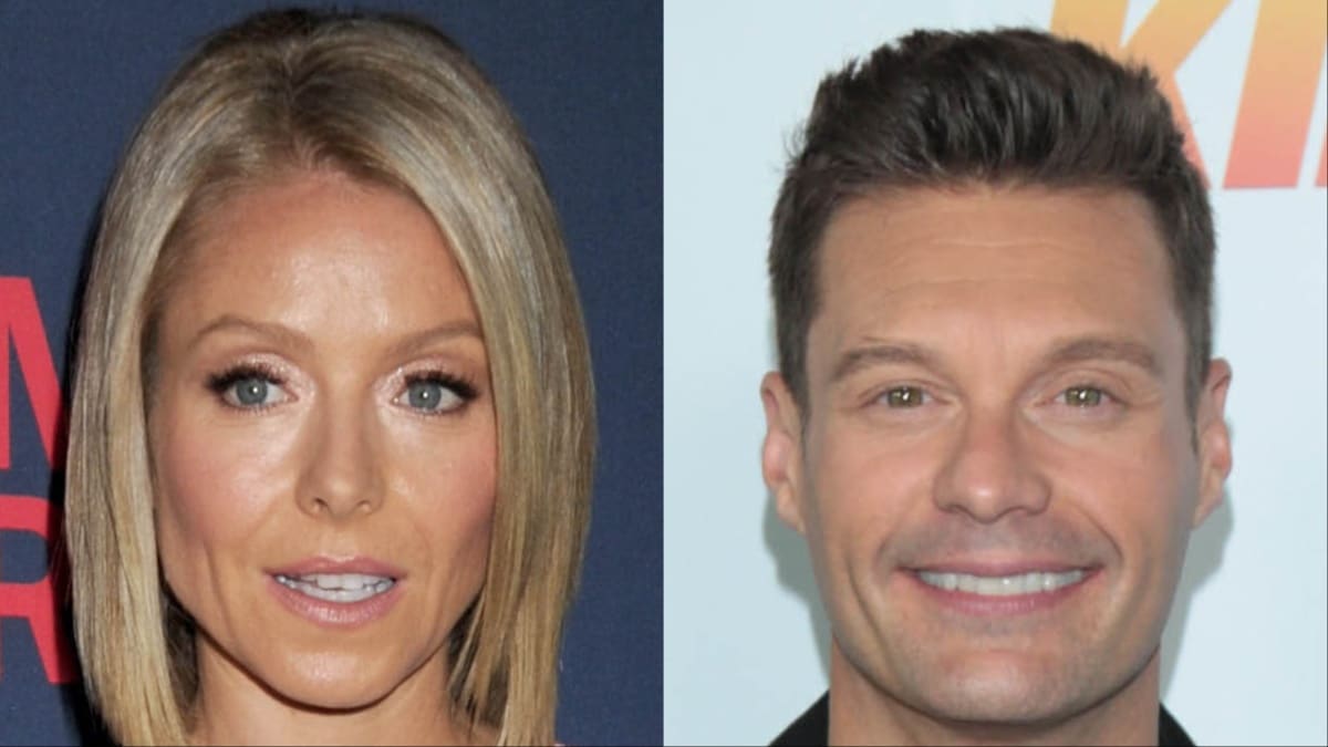 Kelly Ripa and Ryan Seacrest at different events