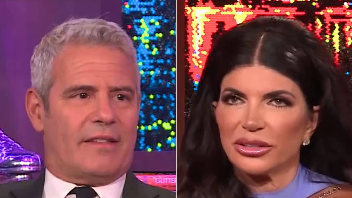 Andy Cohen and Teresa Giudice's WWHL screenshot