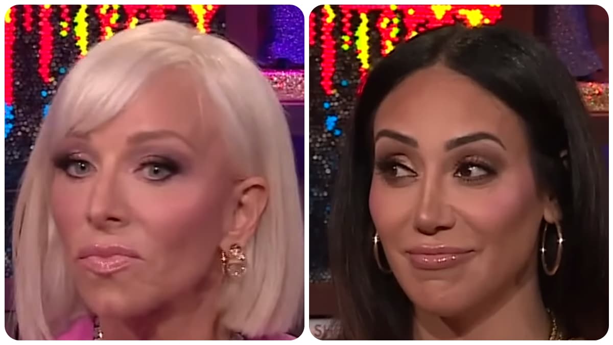 Margaret Josephs and Melissa Gorga on WWHL.