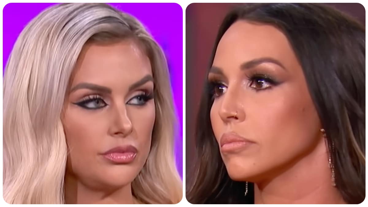 Lala Kent and Scheana Shay on Vanderpump Rules.