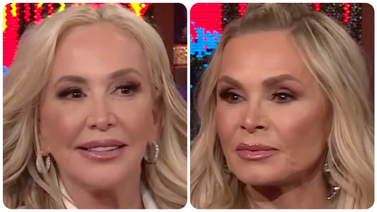 Shannon Beador and Tamra Judge on WWHL.