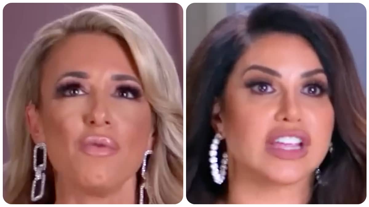 Danielle Cabral and Jennifer Aydin on The Real Housewives of New Jersey.