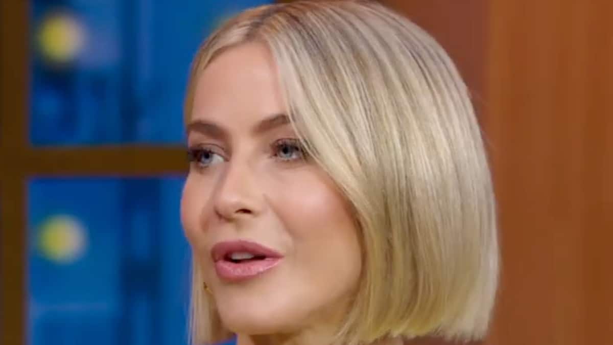 dwts star julianne hough face shot on good morning america episode