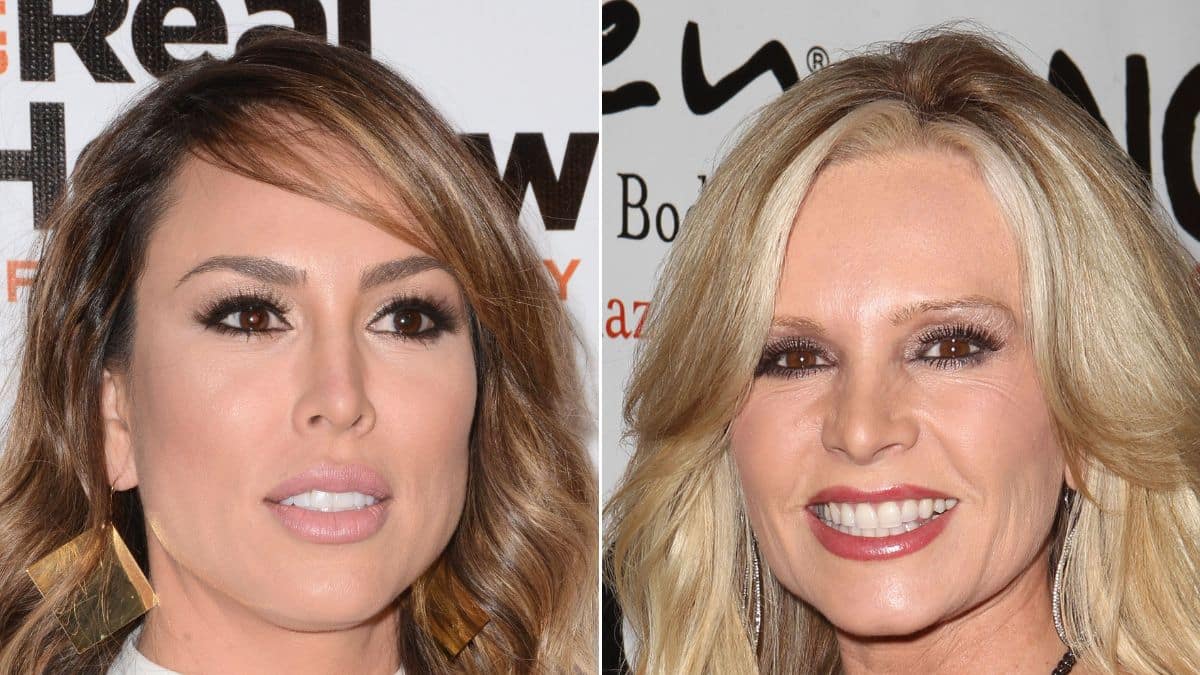 Kelly Dodd at the RHOC premiere party 2016; Tamra Judge at the NOH8 4th Anniversary party 2012.