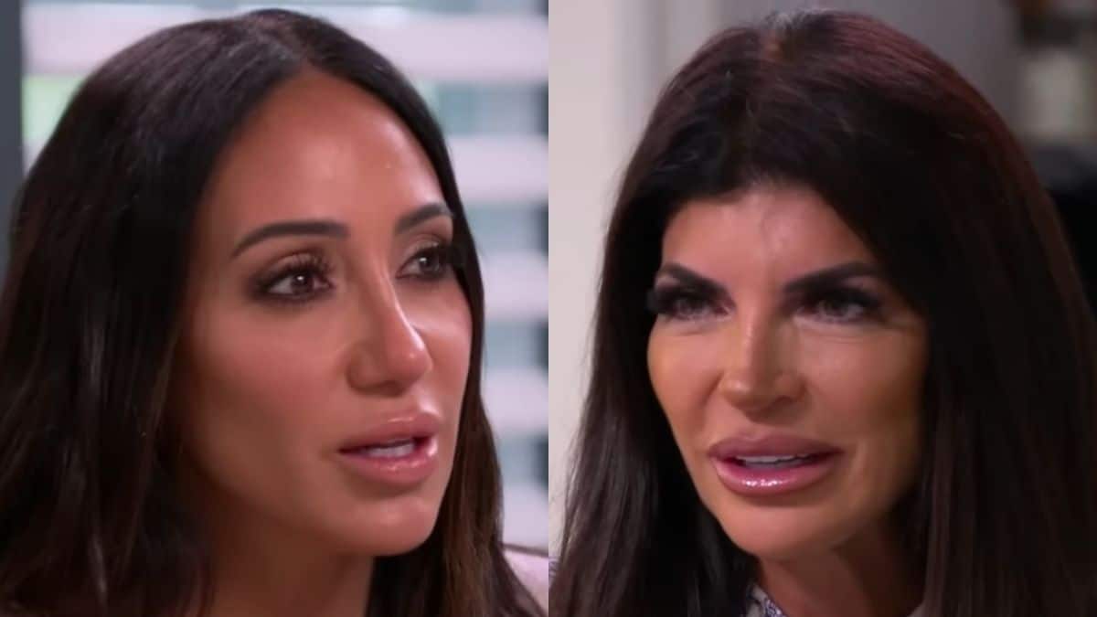 RHONJ castmates Melissa Gorga and Teresa Giudice screenshot