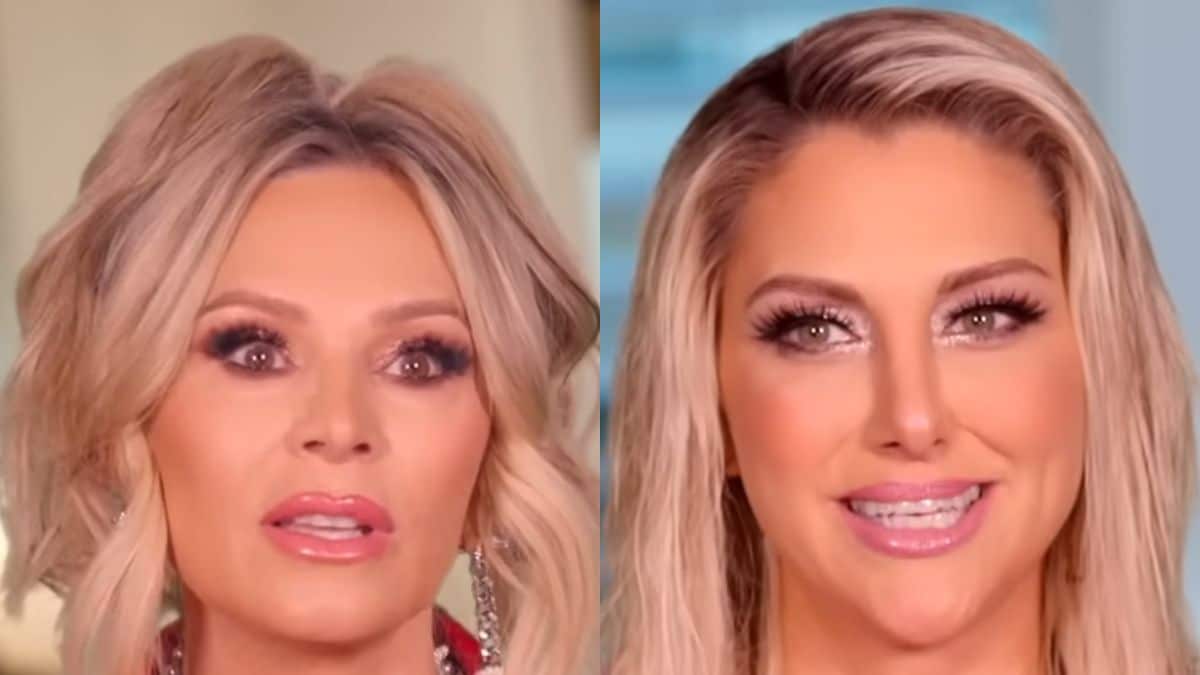 RHOC costars Gina Kirschenheiter and Tamra Judge screenshot