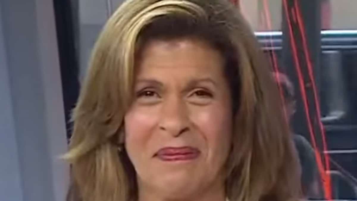 hoda kotb face shot from today show episode on nbc