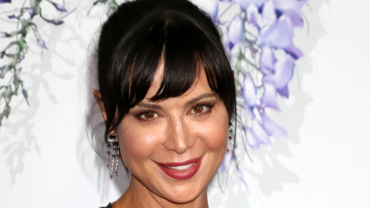 Catherine Bell on the red carpet for Hallmark TCA