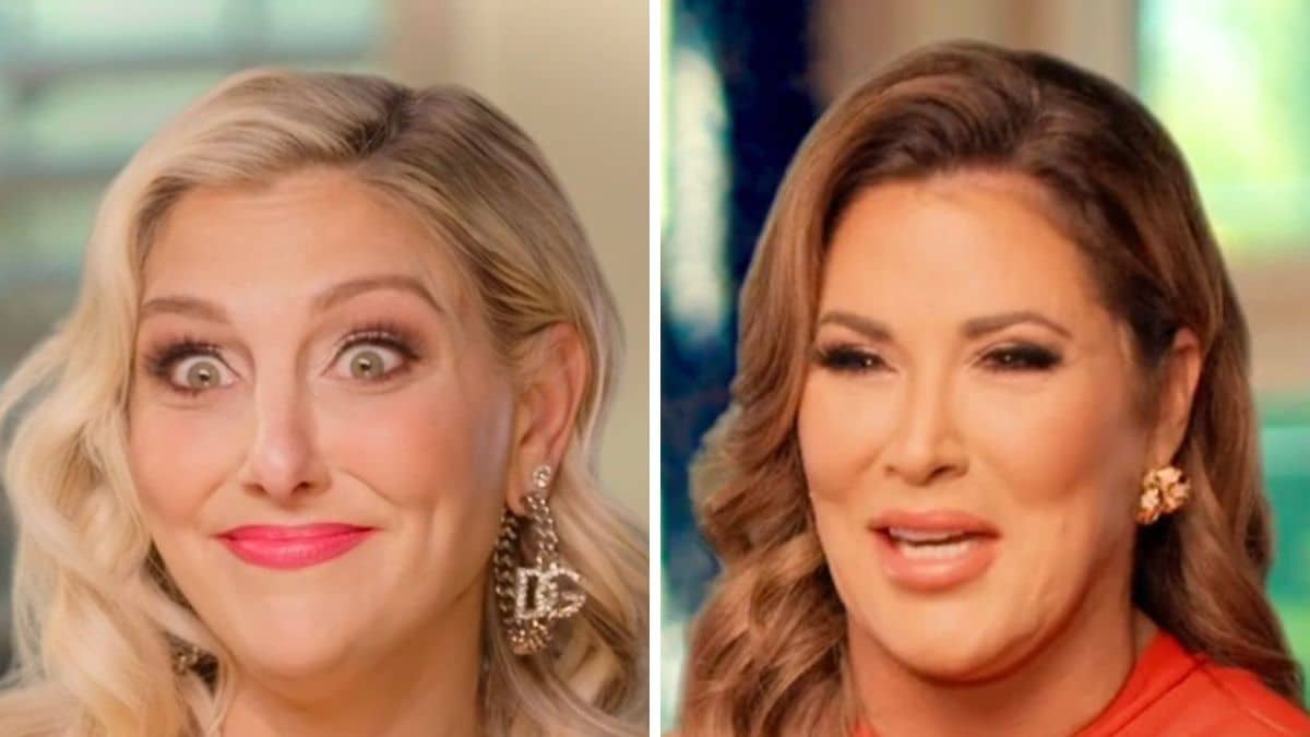 Gina Kirschenheiter and Emily Simpson on RHOC Season 18