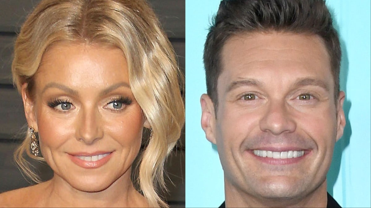 Kelly Ripa and Ryan Seacrest at different events